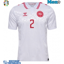 Denmark Joachim Andersen #2 Replica Away Shirt Euro 2024 Short Sleeve